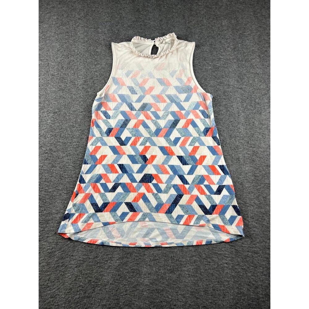 Cato Sleeveless Women's Top with Geometric Pattern Size Small